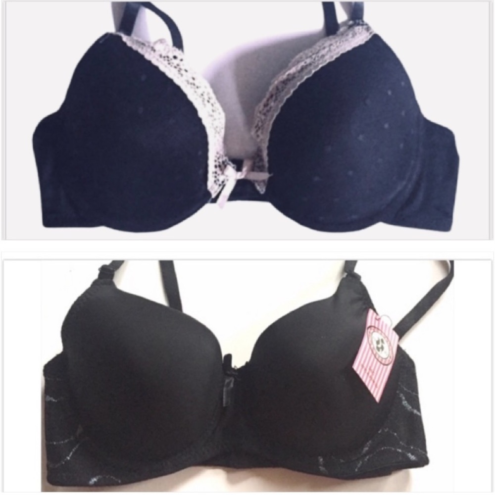 Bundle 2 NWT 34c Black bras NWT.